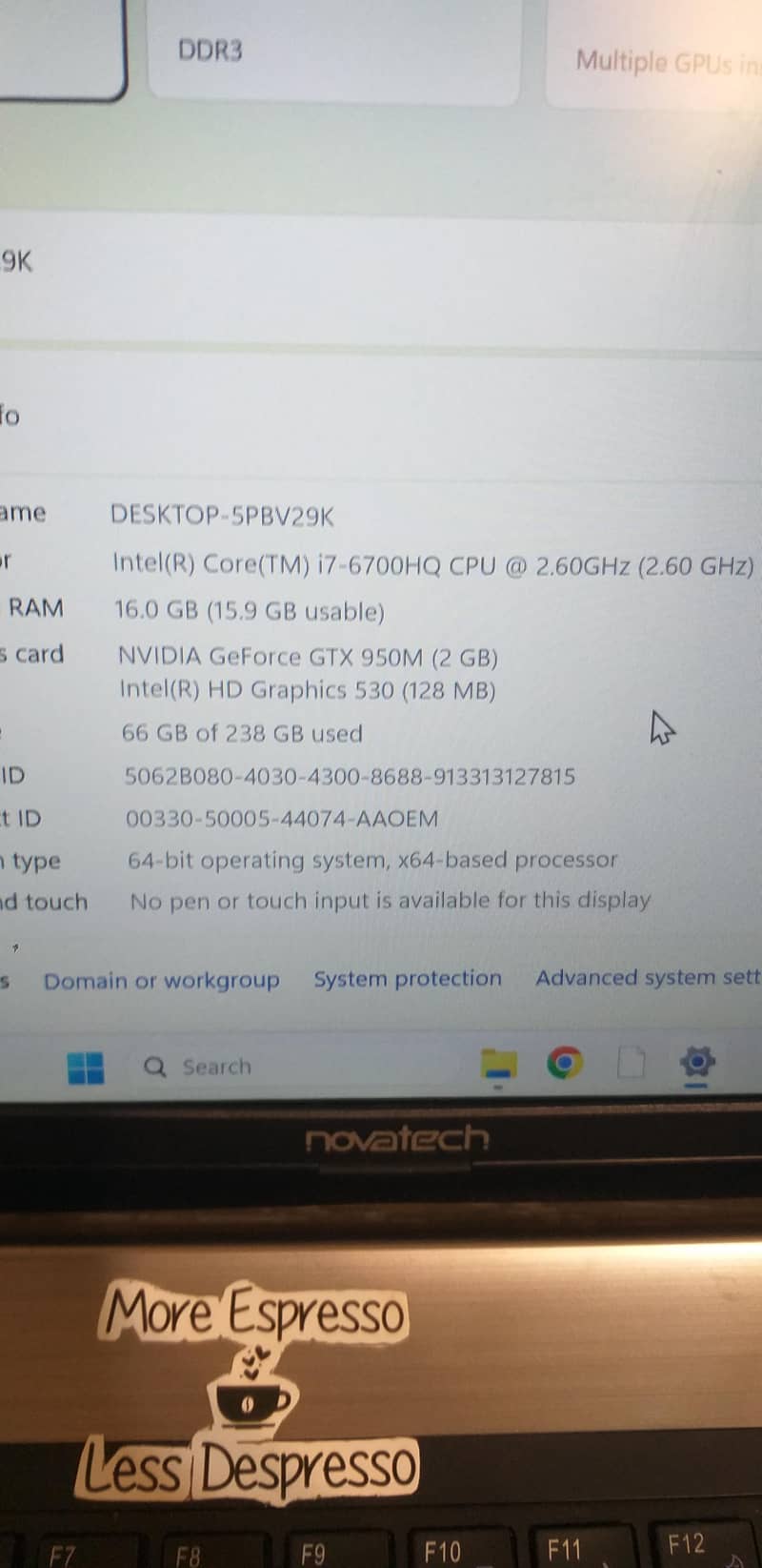 Novatech workstation 10