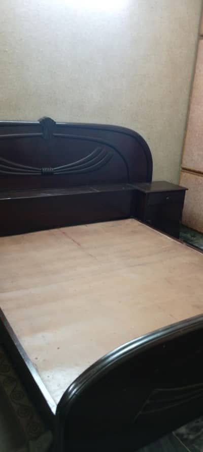 bed+side tables for sale + mattress