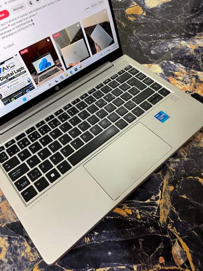 laptop HP ProBook 640 g8 i5 11th Gen 8/256 GPU Intel lris xe gracias