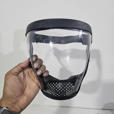 HD Transparent Bike Face Mask, Motorcycle Face Guard, Helmet Visor