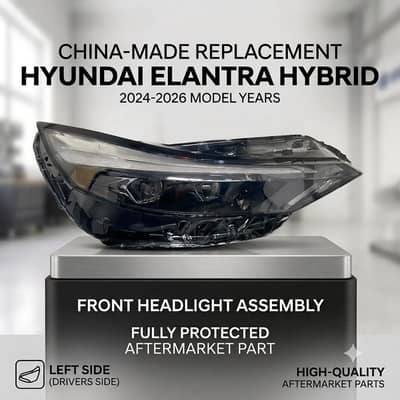 Hyundai Elantra Hybrid (2024-2026) Left Headlight