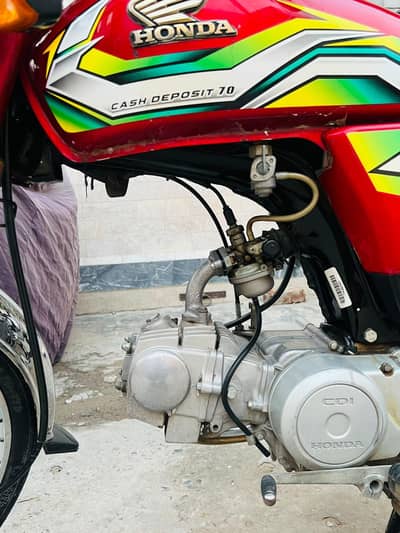 Honda 70 2023 model all ok genuine bike hai 03418276657 Call wp