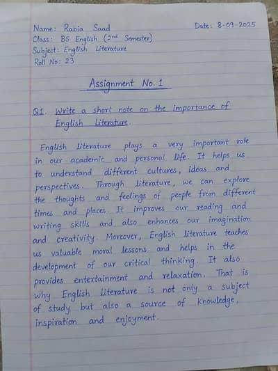 AIOU spring assignments
