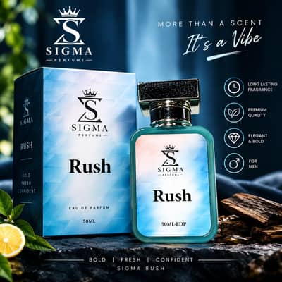 Sigma RUSH & ROYALE Perfume SOml | Long Lasting 10+hours