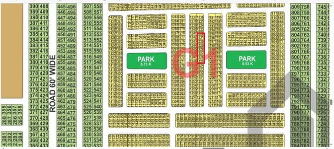 5 Marla Plot for Sale in Block G1, Jinnah Sector, LDA City Lahore.