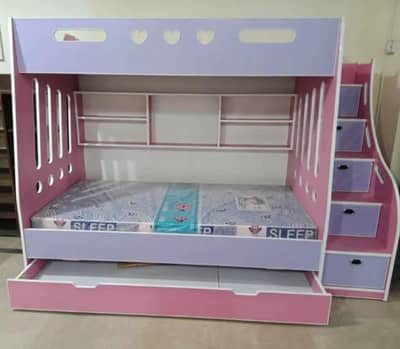 Bunk bed | Kid wooden bunker bed | Baby bed | Double bed | Triple bed