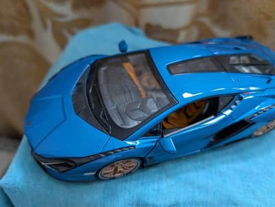 Lamborghini Sian 1:24 Diecast Model Car - Blue (Brand New Condition)