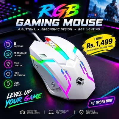 Compact Rgb Gaming Mouse