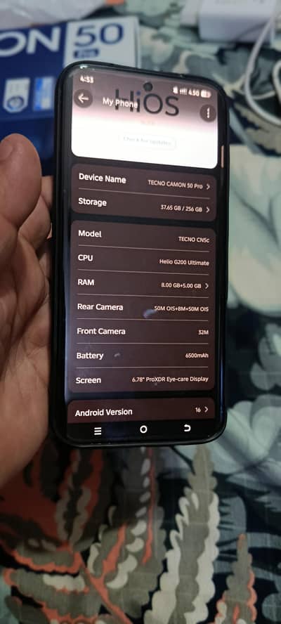 camon 50 pro 8+8/256 urgent sale rate fix