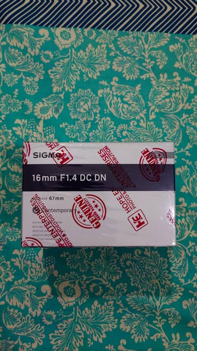 Sigma 16mm f1.4 DC DN Contemporary Lens |  Newly Opened Box
