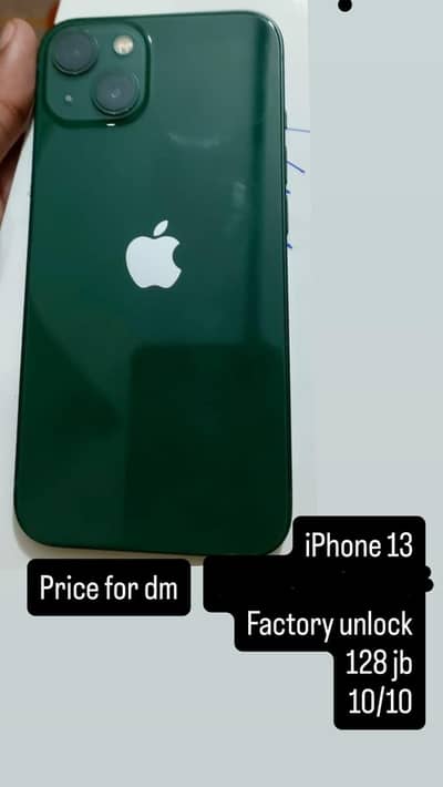 Apple iPhone 13 Factory unlock Battery health 84%