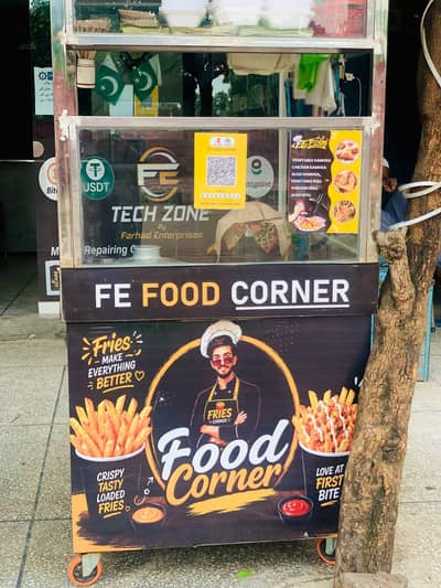 Fries Counter with Running Space
