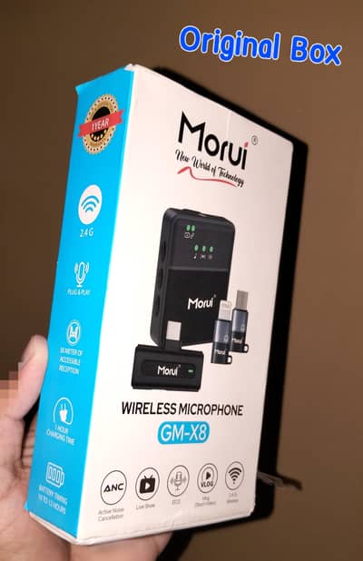 Wireless Mic - Branded morui GMX8 microphone for Sale in islamabad