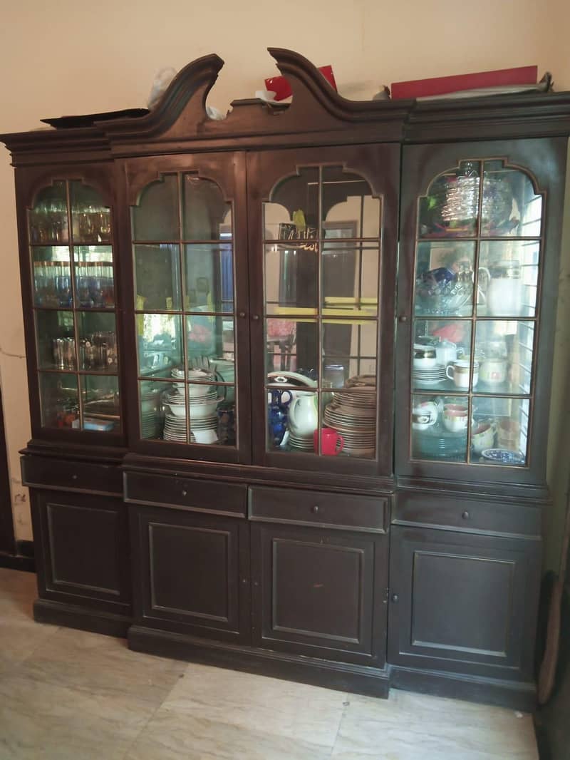 dining table set and plates cabnit 2
