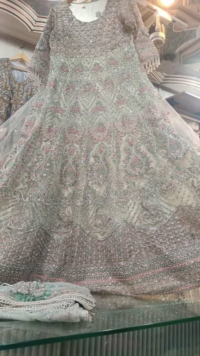 bridal maxi dress and lehnga 2 dresses