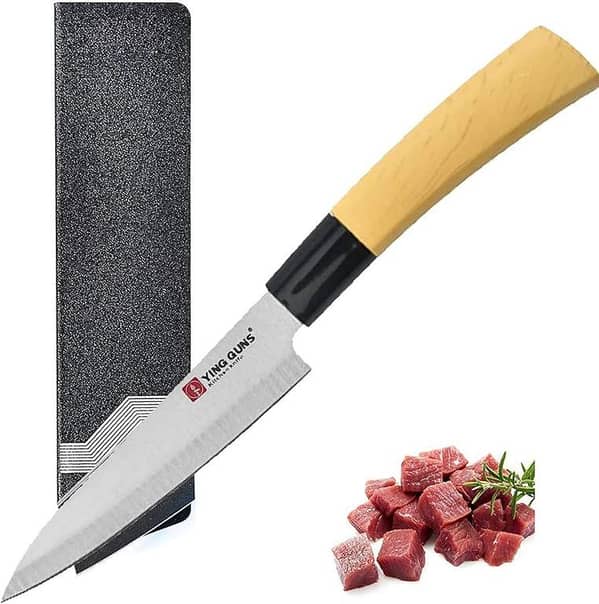 Honesuki Knife Hand Forged Damascus Steel Professional Kitchen Knives Chef Sharp Utility Boning Cooking Tools