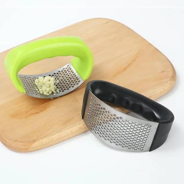 Stainless Steel Garlic Press Crusher Manual Garlic Mincer Chopping Garlic Tool Fruit Vegetable Tools Kitchen Accessories Gadget