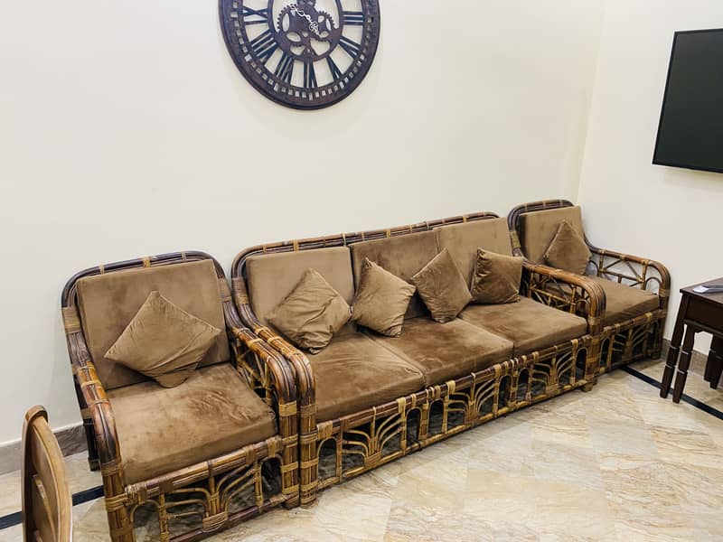Cane sofa set 0