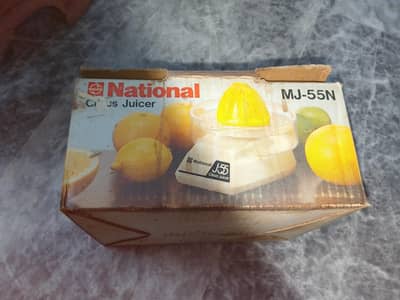 Vintage National Citrus Juicer MJ-55N / J-55 with Original Box.
