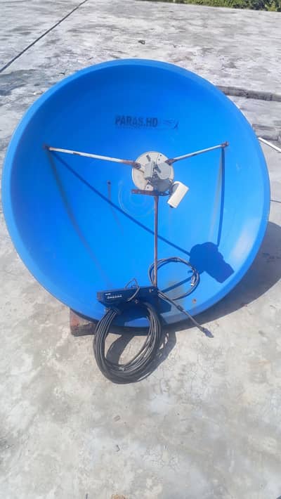 4f. Dish+Raciver+10ghaz wire with. All ok