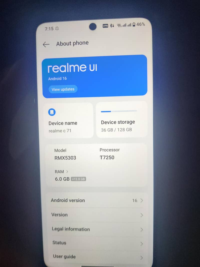 Realme C71 0