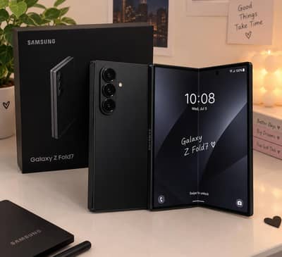 z fold 7 512 gb brand new 10 days used with box pta 512 gb black