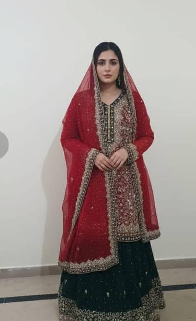 Bridal Lehnga Red n Green