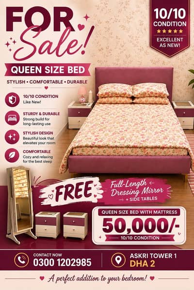 Bed for sale