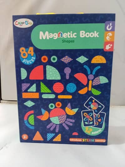 Magnetic Shapes Book for Kids | Educational Shape Matching STEM Toy