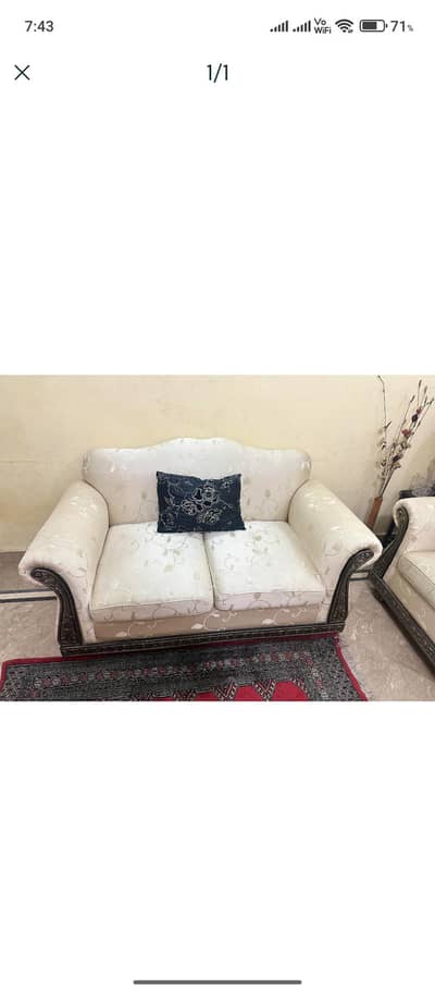 sofa and clean washer