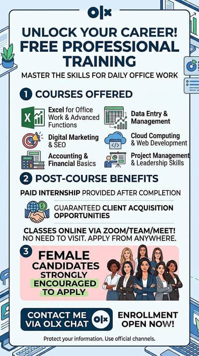 Only serious Candidates female/male (free of cost )