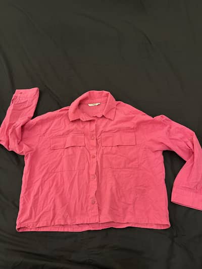Button Down- Pink Top from Outfitters  Size Large