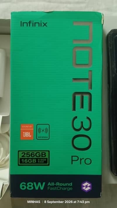 Infinix note 30 pro/8+256
