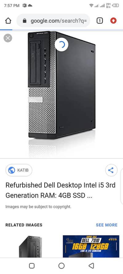 I5 cpu 3rd generation 8 gb ram 512 gb ssd