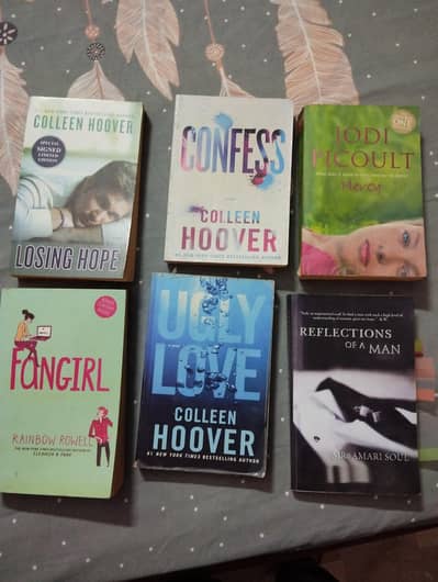 Novels - Collen Hoover, John Green, Paulo Coelho, Holly Black, Andrzej