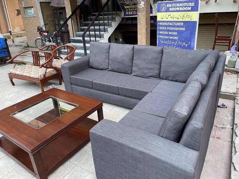 L shape sofa 1