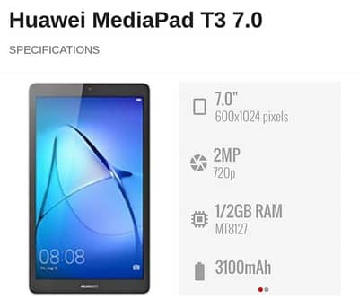 huawei T3 Tablet