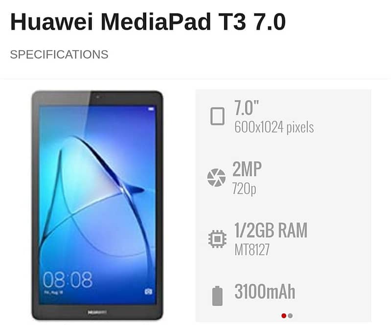 huawei T3 Tablet 0