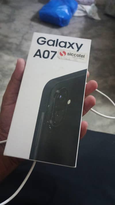Best set Samasung A07 6 128 GB Full box lush condition  brand new