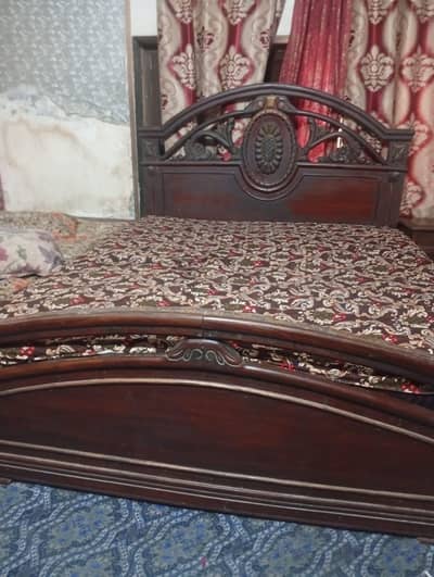Bed and Dressing table