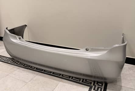 toyota axio 2006/2007 silver  back bumper
