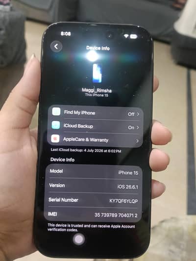 Apple iPhone 15