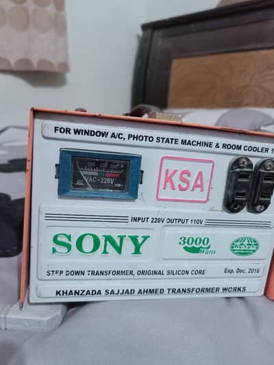 3000 Watts Step Down Transformer 220V to 110V – Fully Working
