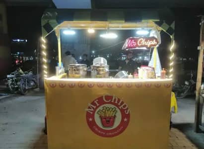 Fries Chips Stall With Equipments