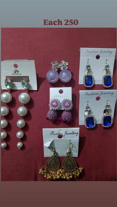 earrings and bracelet for sale