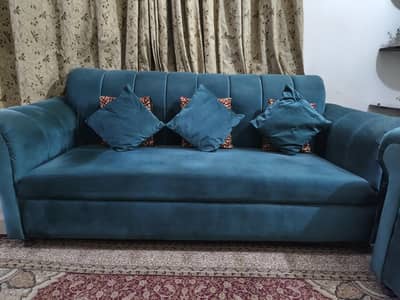 6 seater sofa set, 3 2 and 1 seater