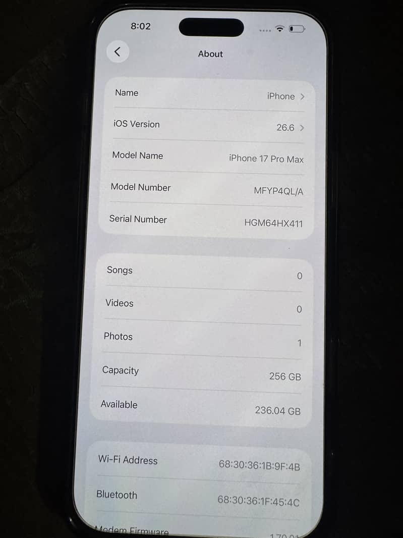 Apple iPhone 17 Pro Max (without box) 1
