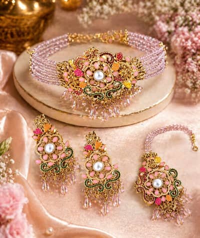 Beautiful Handmade Nauratan Turkish Style Choker Set