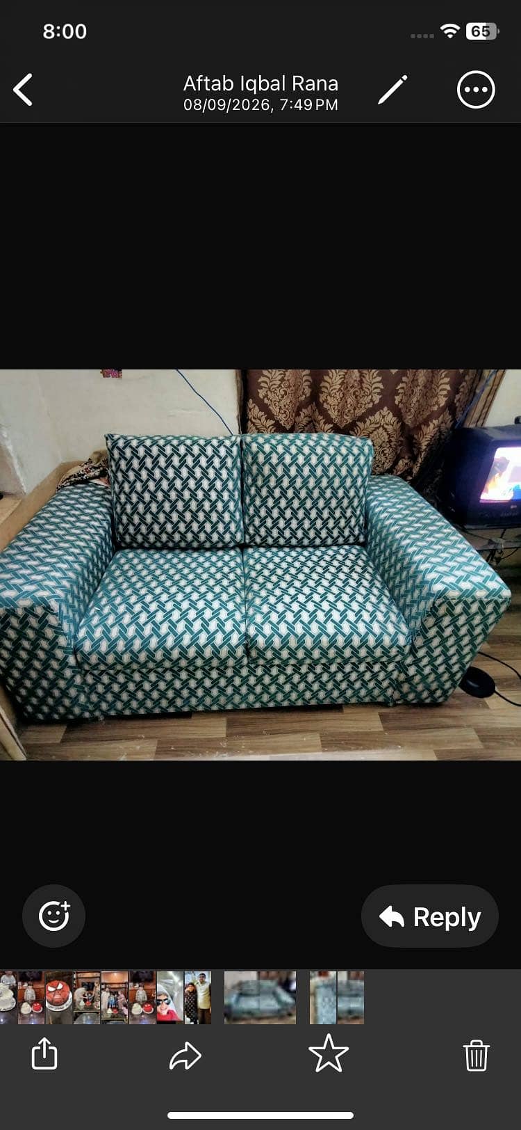 Sofa two seater 1