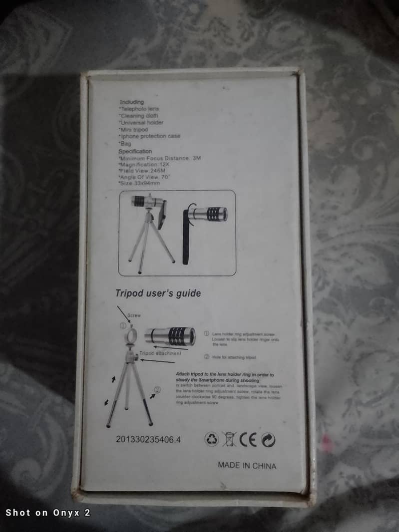 Camera lens 1
